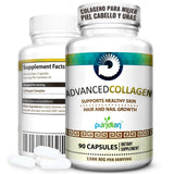 Puridian Hydrolyzed Collagen Capsules 1500mg front view