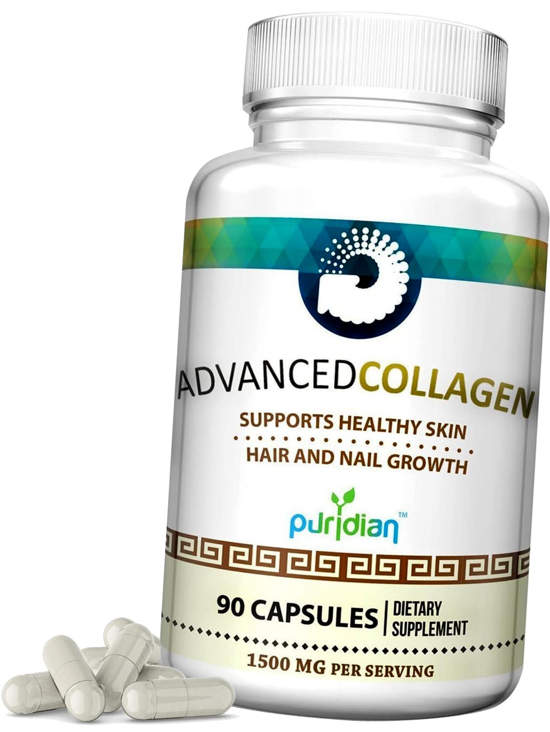 Puridian Hydrolyzed Collagen Capsules 1500mg ingredients list