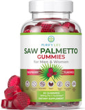 Purify Life Saw Palmetto Gummies front view with packaging