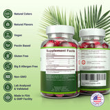 Purify Life Saw Palmetto Gummies lifestyle scene with a glass of water