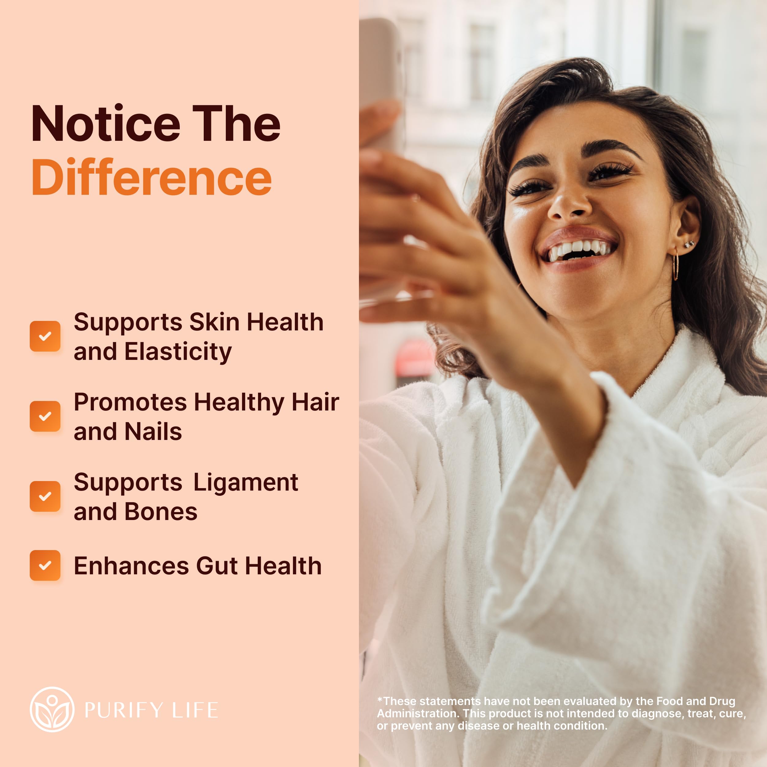 Purify Life Shuddha Guggulu Collagen Gummies gummies in hand