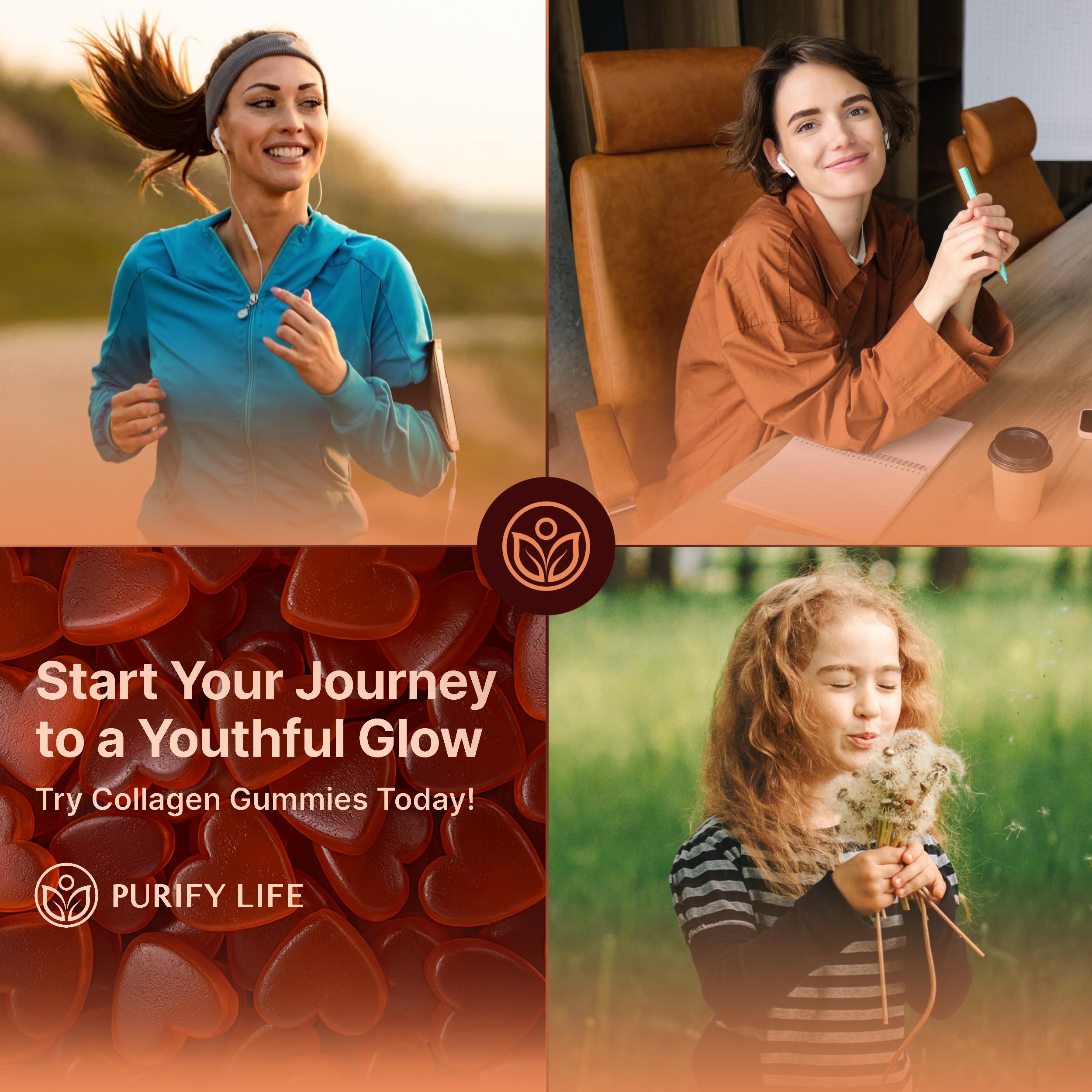 Purify Life Shuddha Guggulu Collagen Gummies lifestyle scene