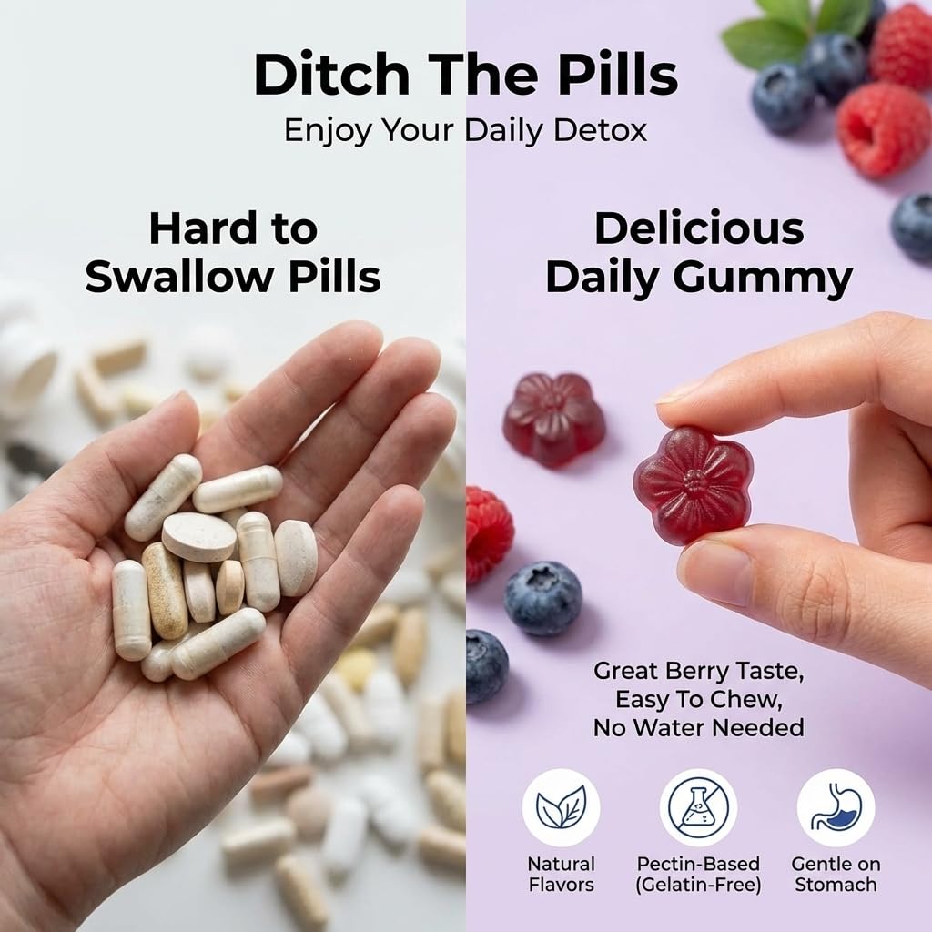 Purify Life Sugar-Free Milk Thistle Gummies side view