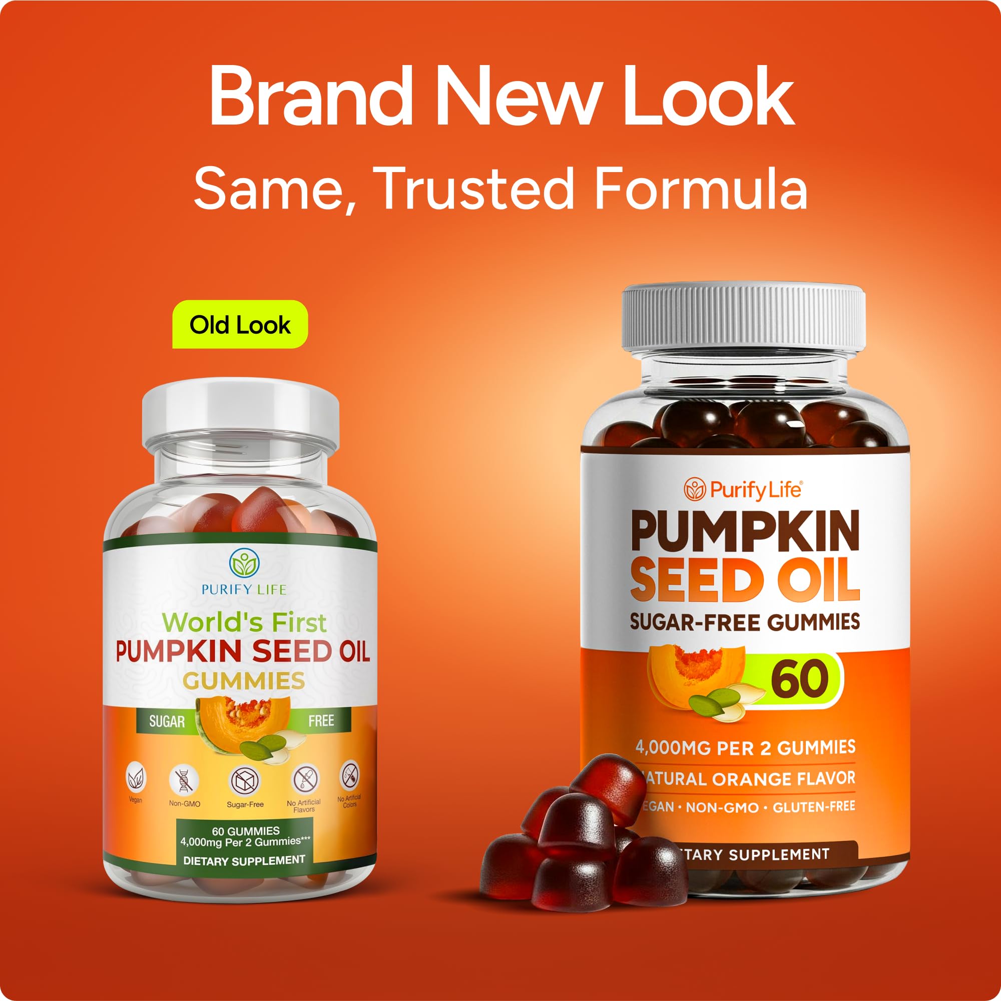 Purify Life Sugar-Free Pumpkin Seed Oil Gummies lifestyle scene