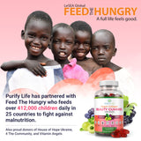 Purify Life Vegan Collagen Gummies showing individual gummy