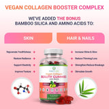Purify Life Vegan Collagen Gummies side view of the bottle