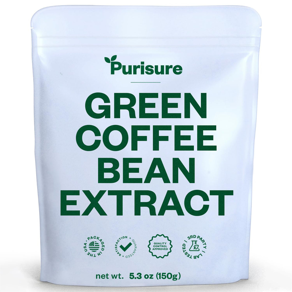 Purisure Green Coffee Bean Extract 159g front view