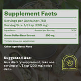 Purisure Green Coffee Bean Extract 159g with measuring spoon