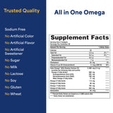 Puritan's Pride All in One Omega 60 Softgels opened bottle