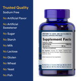 Puritan's Pride Alpha Lipoic Acid 300mg softgels on wooden table