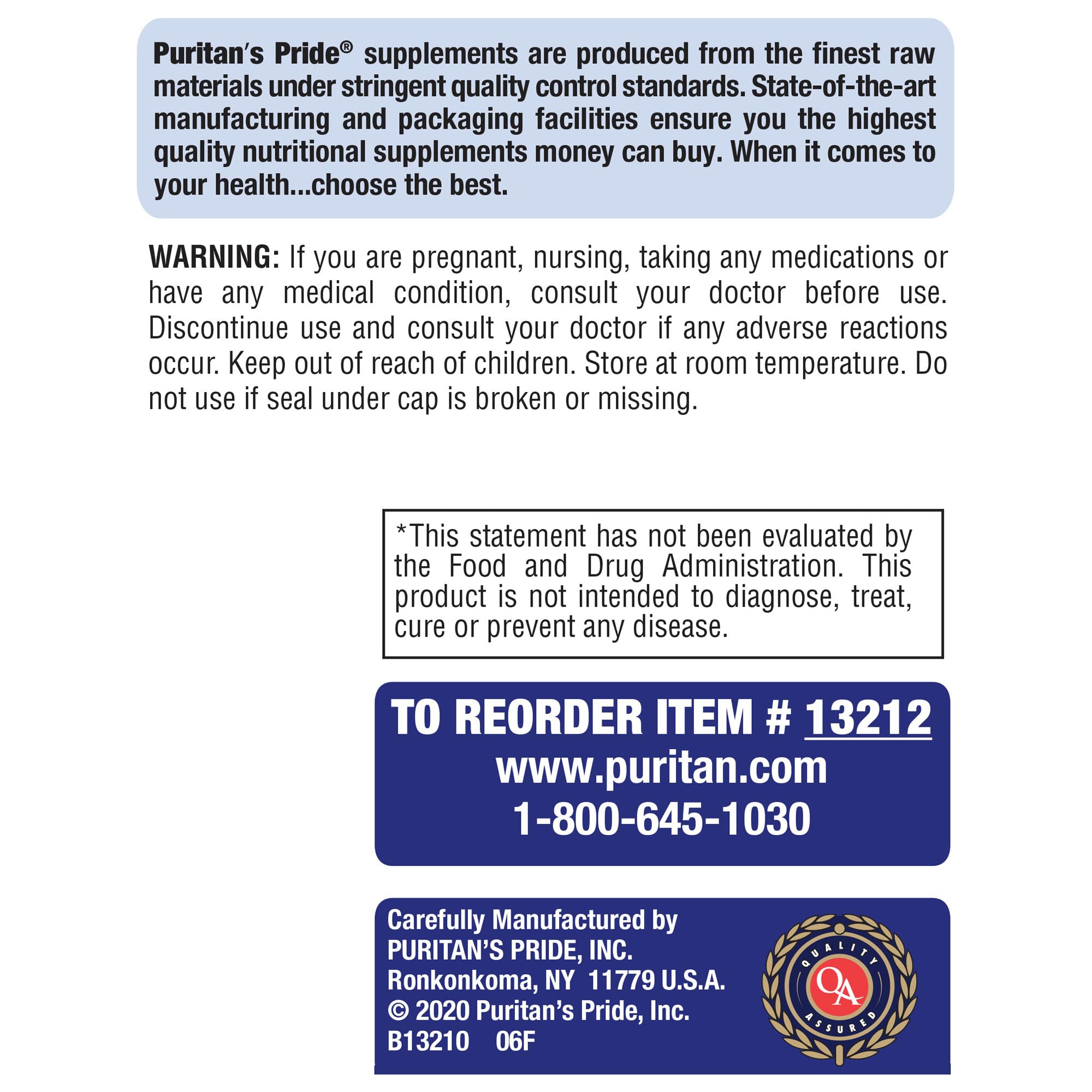 Puritan's Pride Coral Calcium bottle on a kitchen counter