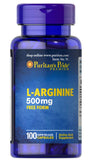 Puritan's Pride L-Arginine 86g capsule bottle front view