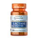 Puritan's Pride Lactase Enzyme Formula 375mg front view