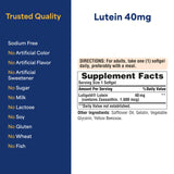 Puritan's Pride Lutein with Zeaxanthin packaging