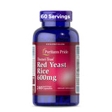 Puritan's Pride Red Yeast Rice 240 capsules front view