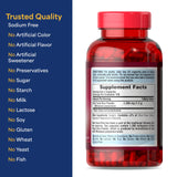 Puritan's Pride Red Yeast Rice 600mg capsules with a measuring spoon