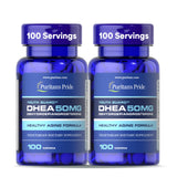 Puritan's Pride Youth Guard DHEA 50mg 100 tablets front view