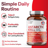 Purity Labs Antarctic Krill Oil softgels close-up