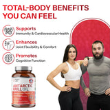 Purity Labs Antarctic Krill Oil softgels side view