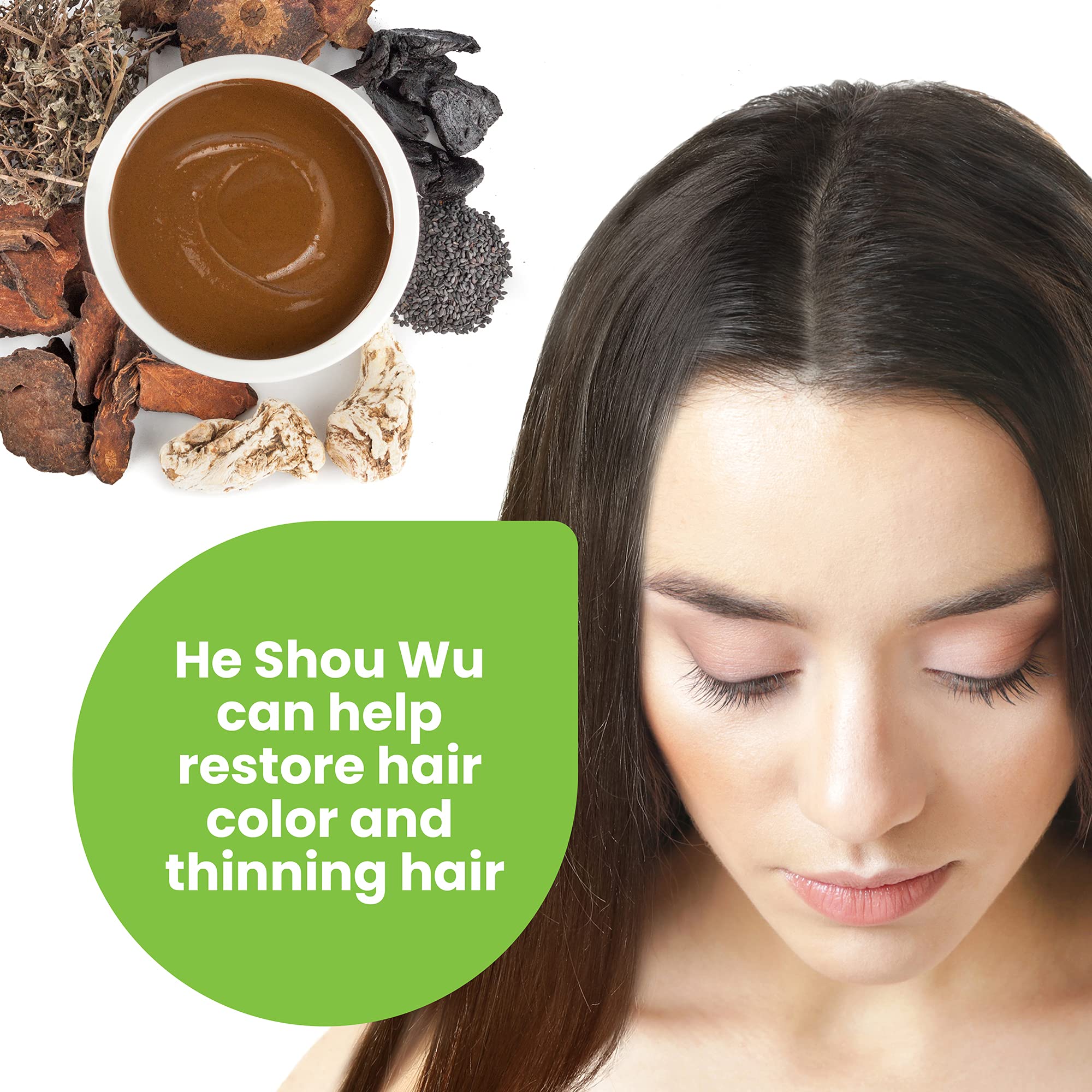 Purity Natural Beauty He Shou Wu Organic Powder 375g side view