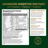Purity Products Advanced daily Enzymes 60 Capsules bottle side view