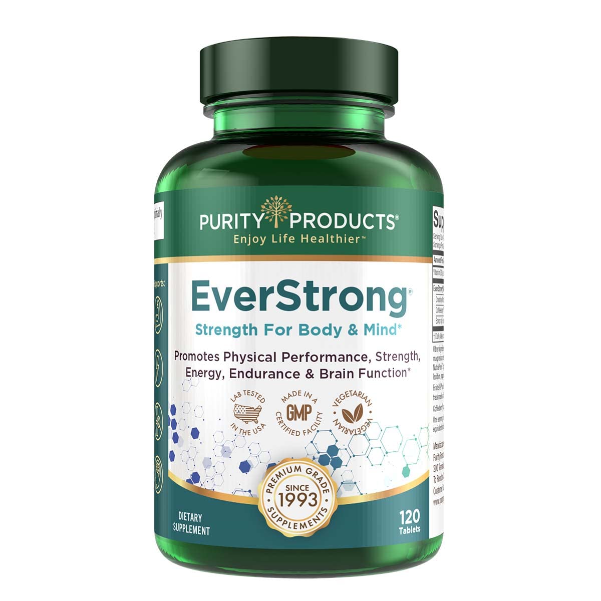 Purity Products EverStrong Creatine Supplement front view