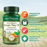 Purity Products Green Tea Supplement capsules close-up