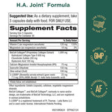 Purity Products H.A. Joint Formula bottle with label showing ingredients