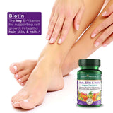 Purity Products Hair, Skin & Nails Super Formula with a glass of water