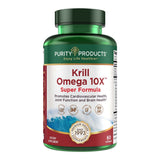 Purity Products Krill Omega-3 Super Formula 1000mg EPA DHA front view