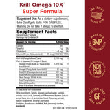 Purity Products Krill Omega-3 Super Formula 1000mg EPA DHA side view