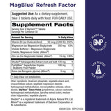 Purity Products MagBlue Magnesium Supplement back view