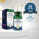 Purity Products Muscle Accelerator 650mg Capsules with measuring tape