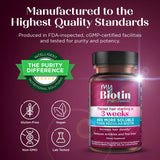Purity Products MyBiotin ProClinical B7 Biotin on a wooden table