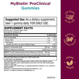 Purity Products MyBiotin ProClinical Gummies 222g packaging