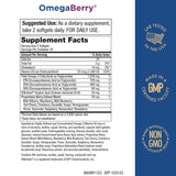 Purity Products OmegaBerry Omega-3 Fish Oil 1250mg softgel packaging