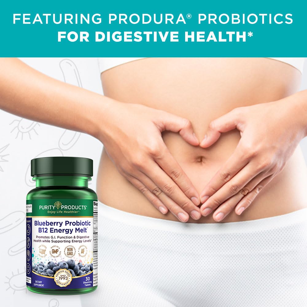 Purity Products Probiotic Energy Melt B12 ingredients list