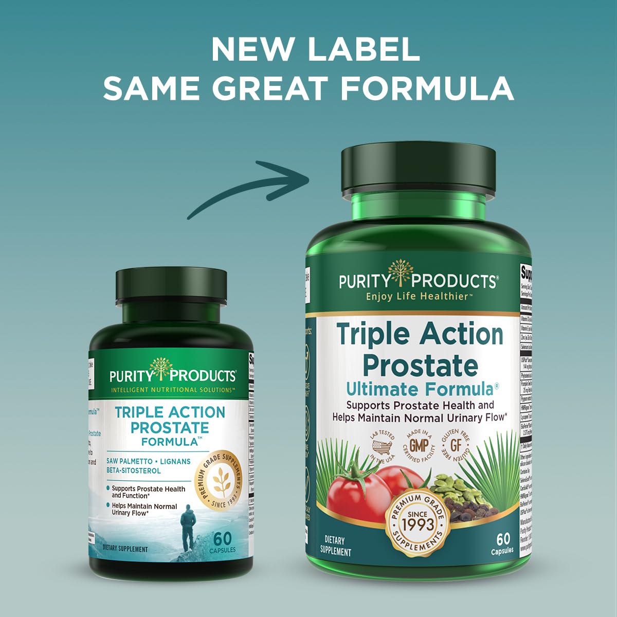 Purity Products Triple Action Prostate Support Supplement ingredients list