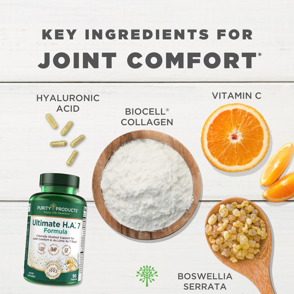 Purity Products Ultimate H.A. 7 Collagen Supplement ingredients list