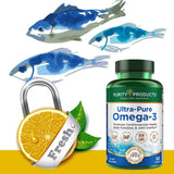 Purity Products Ultra-Pure Omega-3 Fish Oil in a lifestyle setting