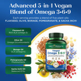 Purity Products Vegan Omega 3-6-9 Supplement ingredients list