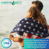 Purity's Best Magnesium 4-in-1 Complex 300mg bottle with nutrition facts