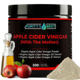 Purity's Best Organic Apple Cider Vinegar Capsules front view
