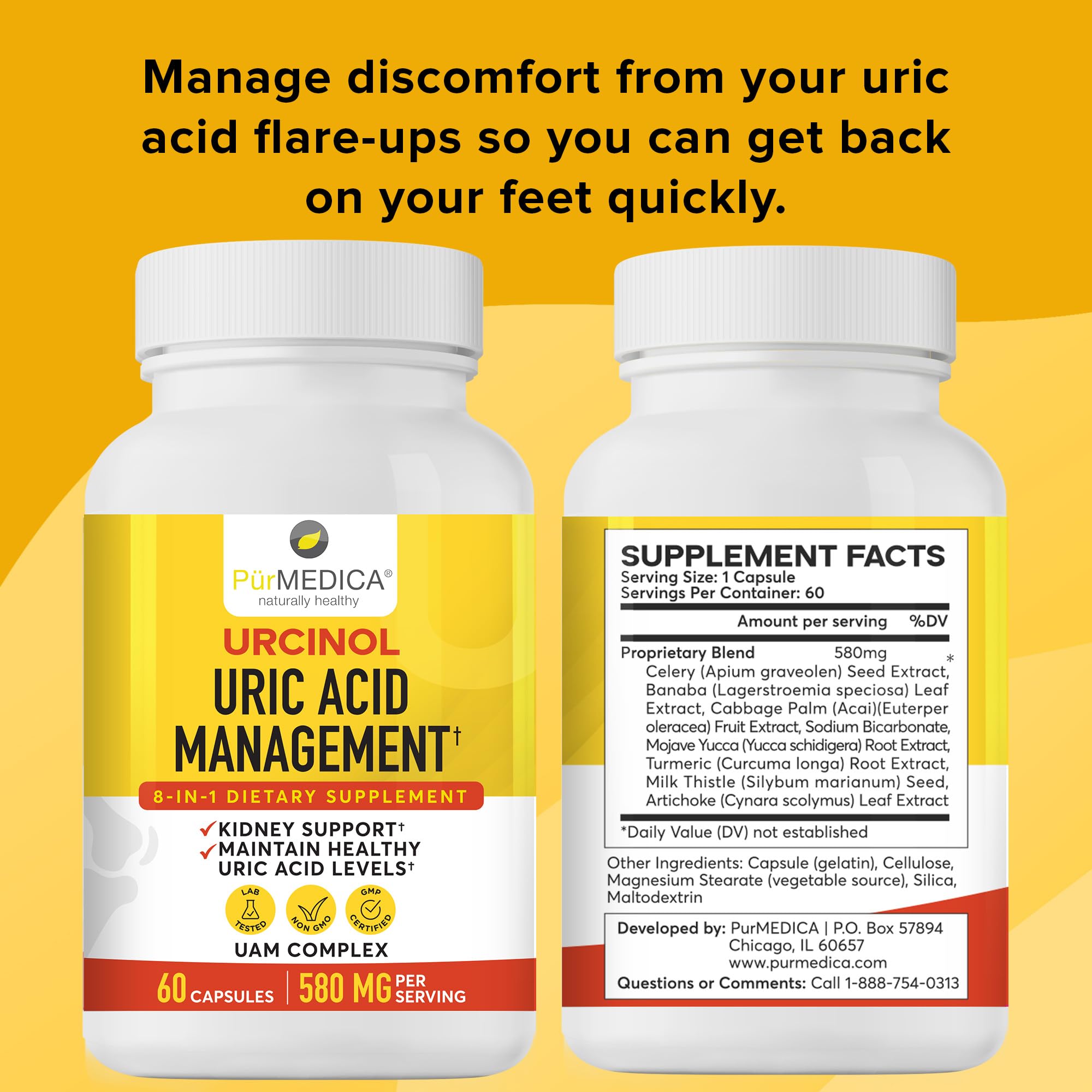 PurMEDICA Blended Vitamin & Mineral Supplement capsules close-up