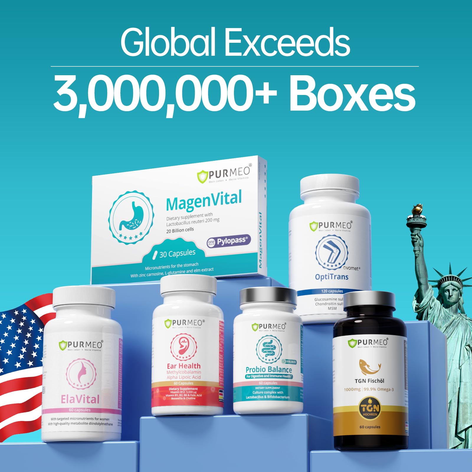 purmeo Probiotic Supplement capsule close-up