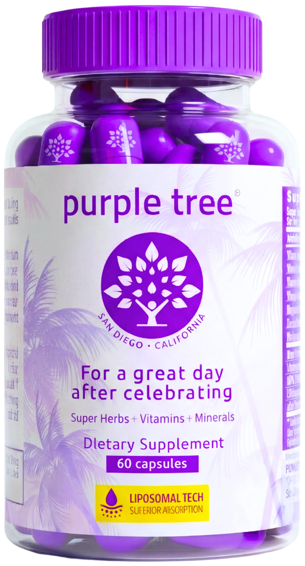 Purple Tree Milk Thistle Supplement bottle front view