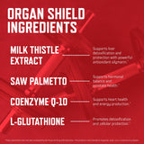 Purus Labs Organ Shield 60 Capsules capsules close-up