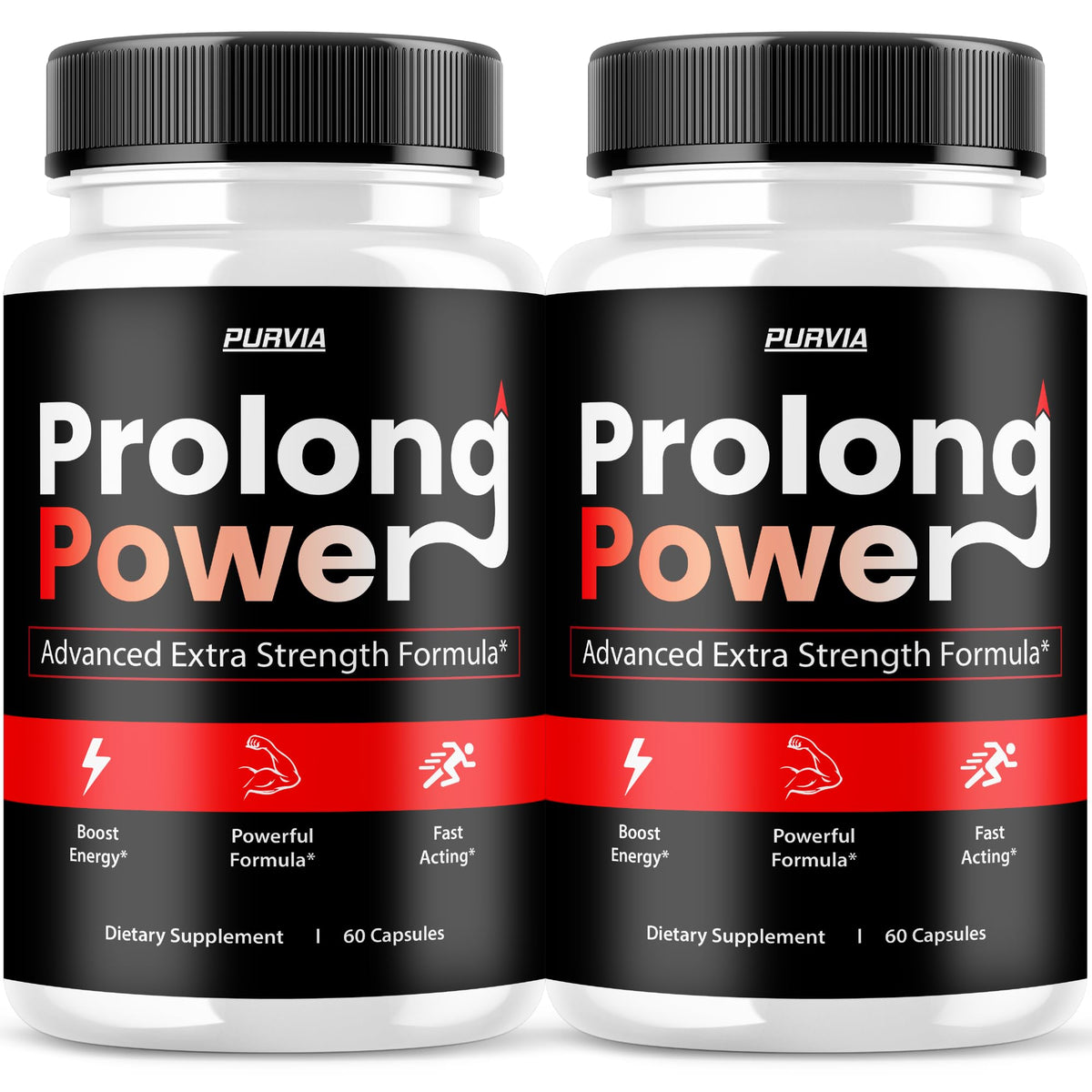 Purvia Prolong Power Capsules 132g front view packaging