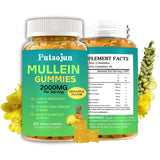 Putaojun Mullein Gummies front view with packaging