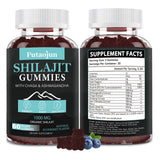 Putaojun Shilajit Gummies bear-shaped gummies in blueberry flavour